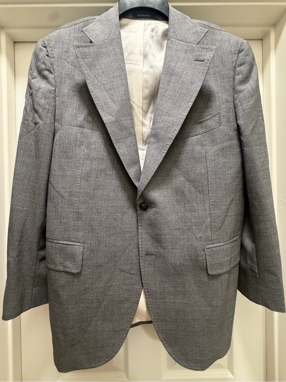 Suitsupply Light Gray Men's Single-Breasted Blazer